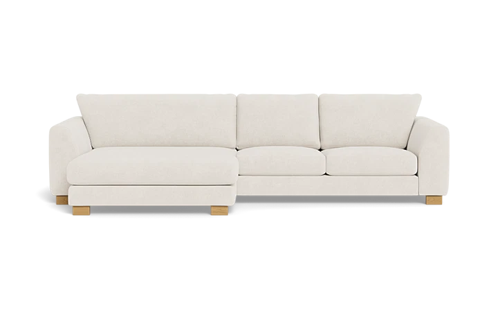 Halifax sofa med chaiselong - Hvid - L:320 cm