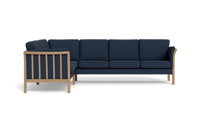 Classic Line Columbia CL100 Exclusiv hjørnesofa - Hvidolieret eg - L:275 cm