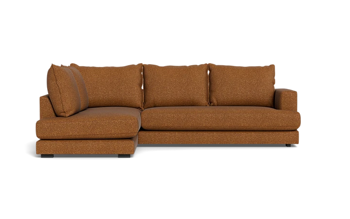 Cozy sofa med open end