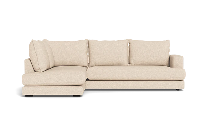 Cozy sofa med open end