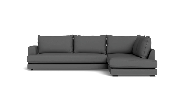 Cozy XL sofa med open end - Grå - L:317 cm