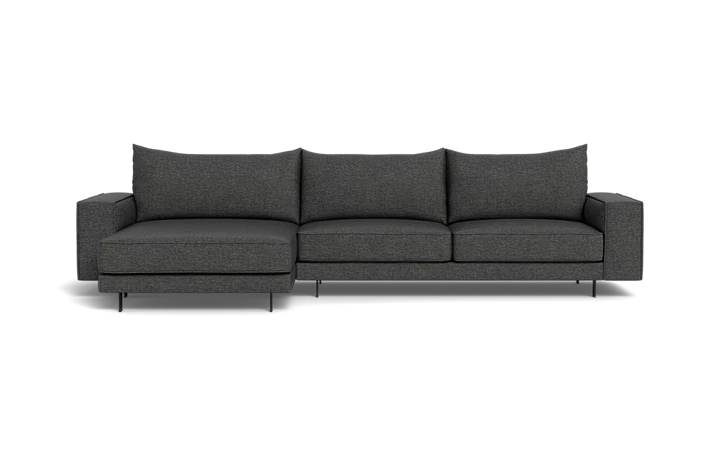 Samba Double Day sofa med chaiselong - Grå - L:308 cm
