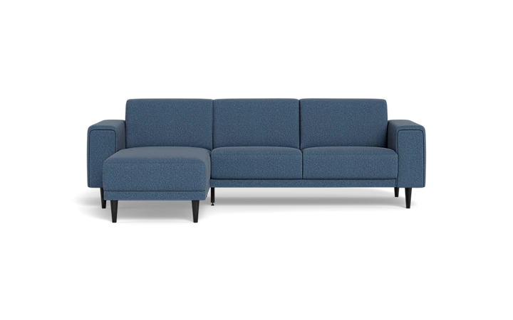 Salerno sofa med chaiselong - Blå - L:250 cm