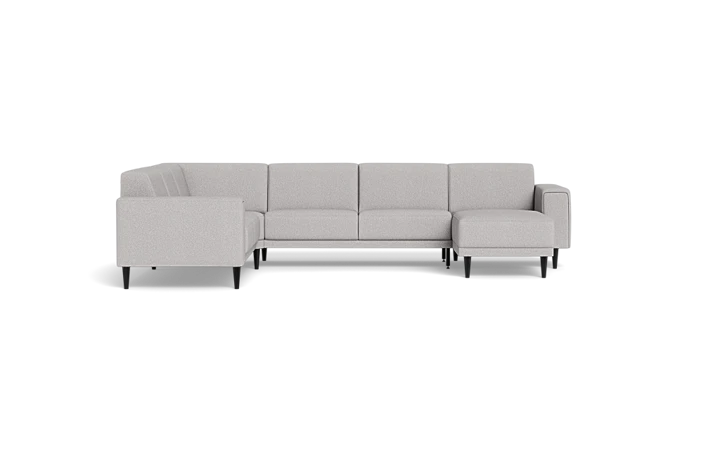 Salerno hjørnesofa med chaiselong - Grå - L:322 cm