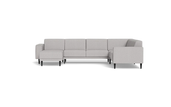 Salerno hjørnesofa med chaiselong - Grå - L:322 cm