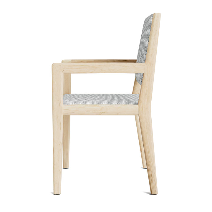 Jasmi Dining Arm Chair in Natural Latex