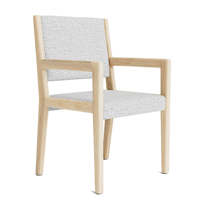 Jasmi Dining Arm Chair in Natural Latex