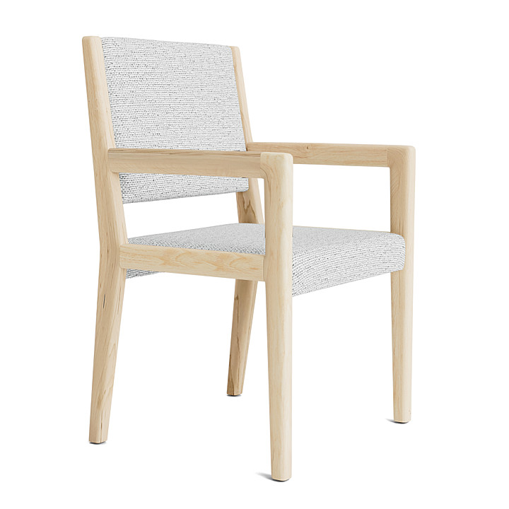 Jasmi Dining Arm Chair in Natural Latex