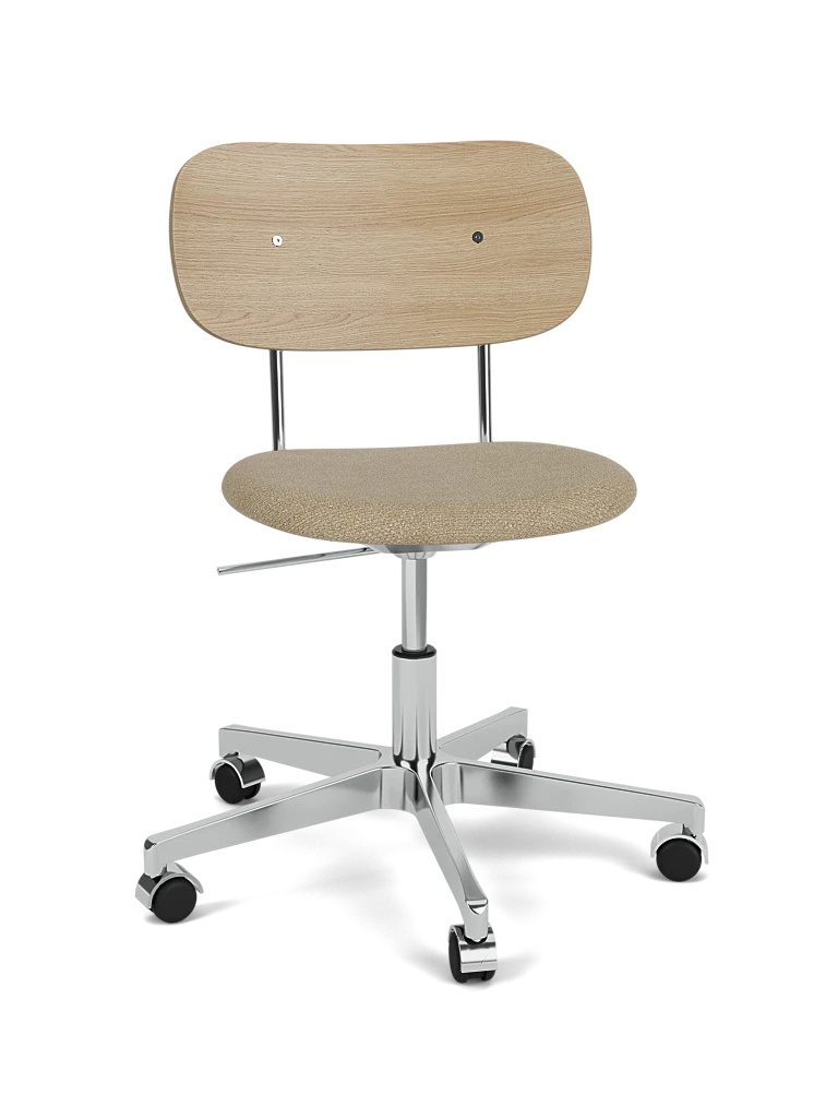 Co Task Chair, Seat Upholstered, Aluminium base - Main Image