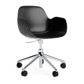 Form Armchair Swivel 5W Gaslift Alu