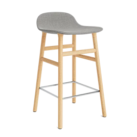 Form barstol 65 cm polstret træ