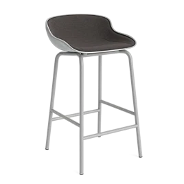 Hyg barstol 65 cm frontpolster stål