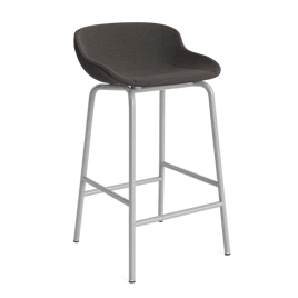 Hyg barstol 65 cm fuldpolstret stål