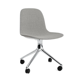 Form Chair Swivel 4W Full Upholstery Alu