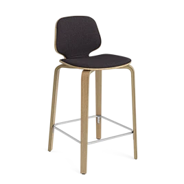 My Chair barstol 65 cm frontpolstret træ