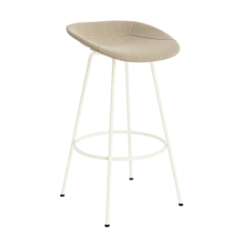 Mat barstol 75 cm polstret stål