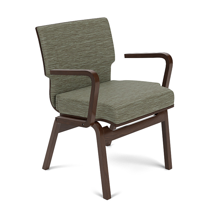 Side Chair, Upholstered Barrel Back 7028737