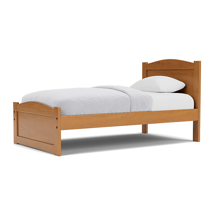 Maple twin bed deals frame