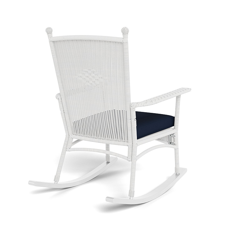 Tortuga Outdoor Portside Classic Rocking Chair White Coastal
