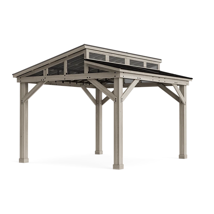 ISAYAMAX Houkago buy & eat club ジークレー額付 12.1 x 14.1 Split Roof Gazebo (Costco)