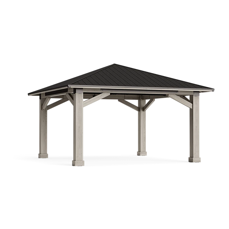 16 x 16 Timber Frame Gazebo | 16 x 16 Gazebo | Yardistry 16 x 16 Timber Frame Gazebo | 16 x 16 Gazebo | Yardistry