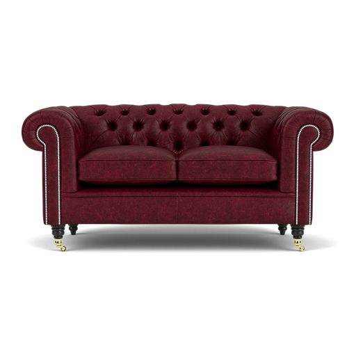 Our Belchamp Chesterfield Sofa in Vintage Oxblood
