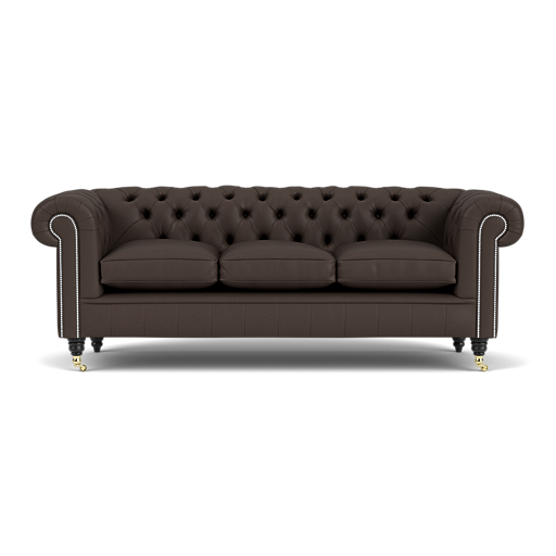 Our Belchamp Chesterfield Sofa in Amalfi Black
