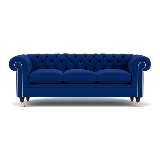 Our Belchamp Chesterfield Sofa in Amalfi Royal Blue