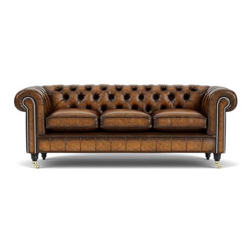 Our Belchamp Chesterfield Sofa in Antique Gold