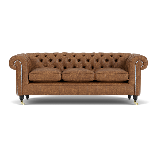 Our Belchamp Chesterfield Sofa in Dune Tan
