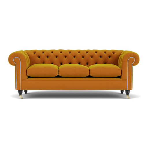 Our Belchamp Chesterfield Sofa in Tango Maize