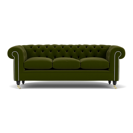Our Belchamp Chesterfield Sofa in Tango Pine