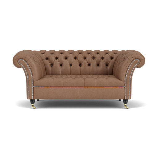 Our Blenheim Chesterfield Sofa in Cracked Wax Tobacco
