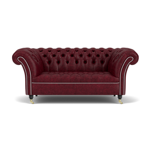 Our Blenheim Chesterfield Sofa in Vintage Oxblood