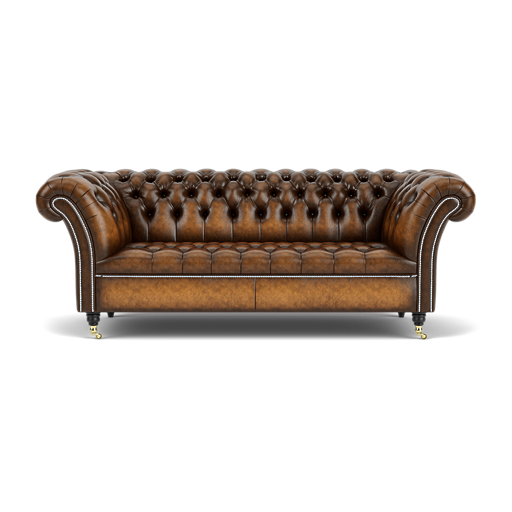 Our Blenheim Chesterfield Sofa in Antique Gold