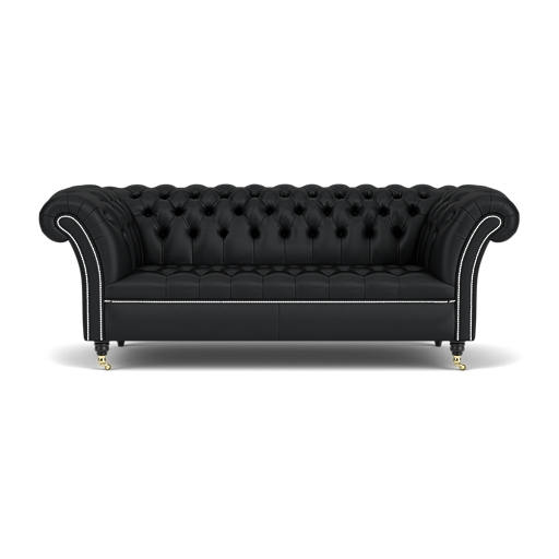 Our Blenheim Chesterfield Sofa in Vesuvio Black