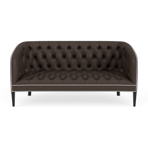 Our Burghley Chesterfield Sofa in Amalfi Black