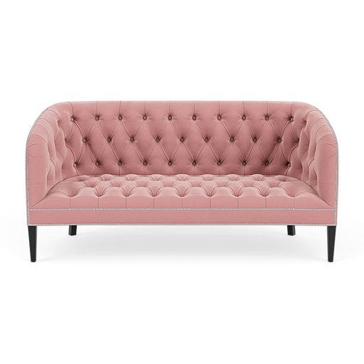 Our Burghley Chesterfield Sofa in Amalfi Blush