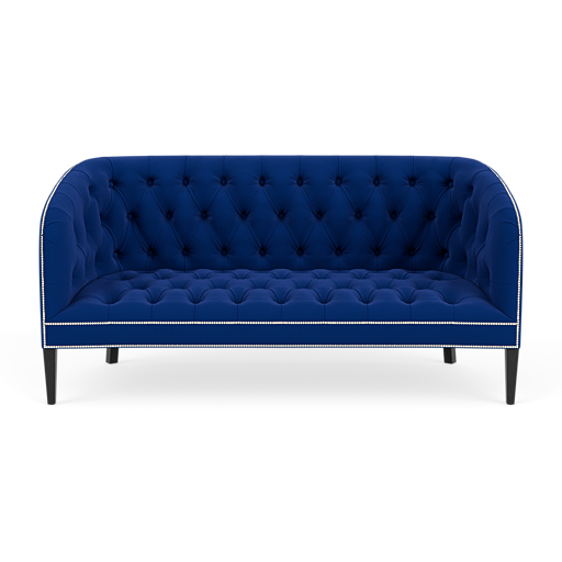Our Burghley Chesterfield Sofa in Amalfi Royal Blue