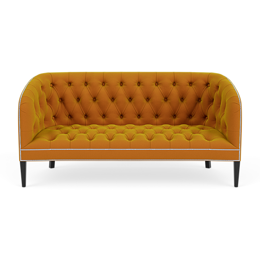 Our Burghley Chesterfield Sofa in Tango Maize