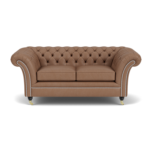Our Drummond Chesterfield Sofa in Cracked Wax Tobacco