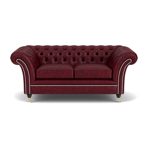 Our Drummond Chesterfield Sofa in Vintage Oxblood