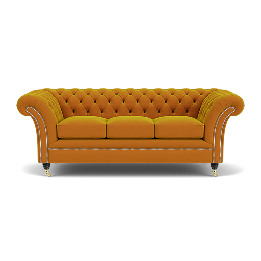 Our Drummond Chesterfield Sofa in Tango Maize