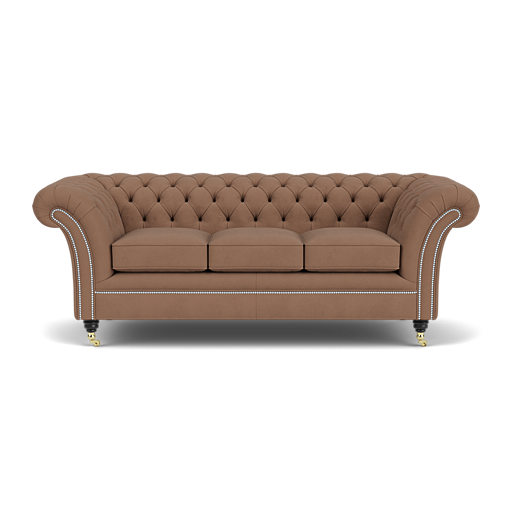 Our Drummond Chesterfield Sofa in Tempesta Honey