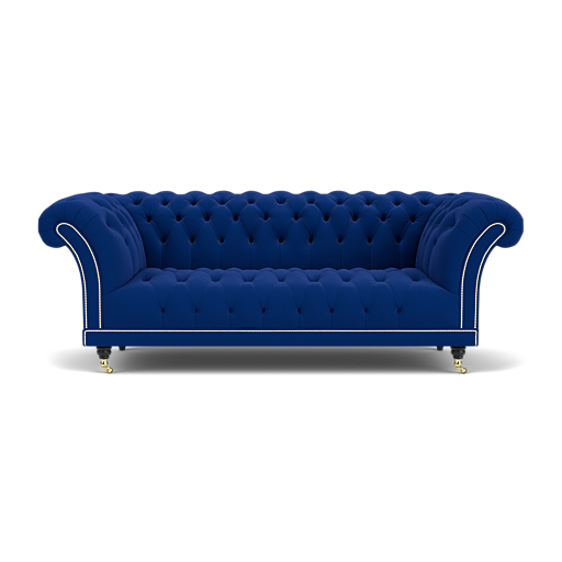 Our Goodwood Chesterfield Sofa in Amalfi Royal Blue