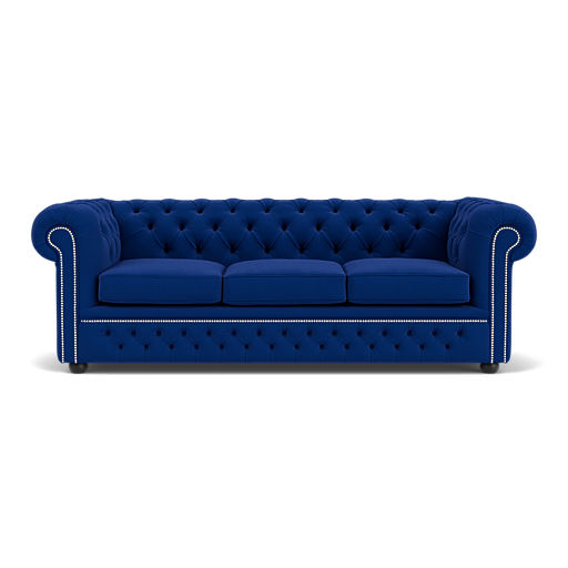 Our Holyrood Chesterfield Sofa in Amalfi Royal Blue