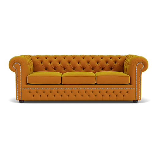 Our Holyrood Chesterfield Sofa in Tango Maize