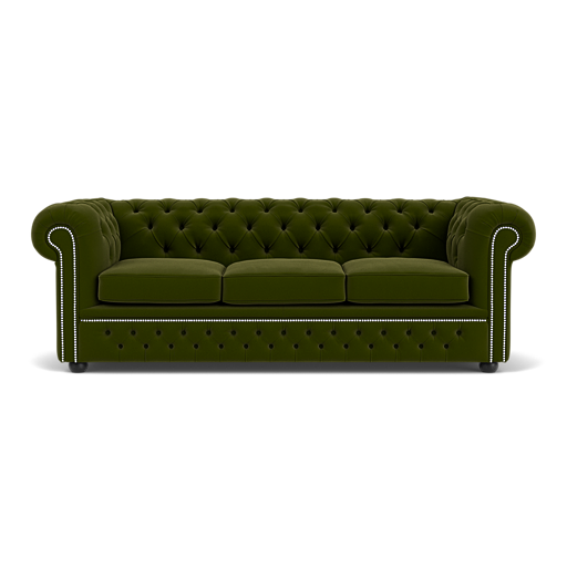 Our Holyrood Chesterfield Sofa in Tango Pine