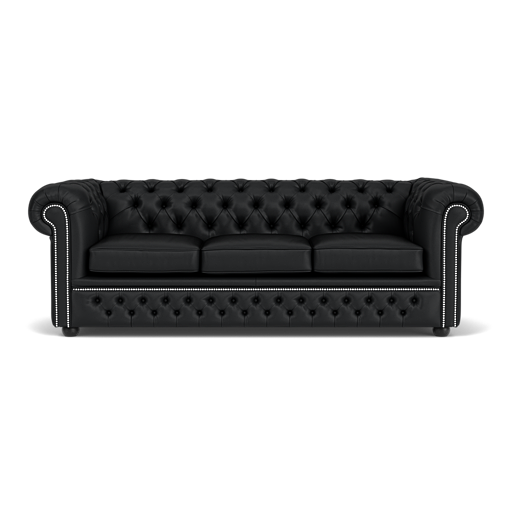 Our Holyrood Chesterfield Sofa in Vesuvio Black
