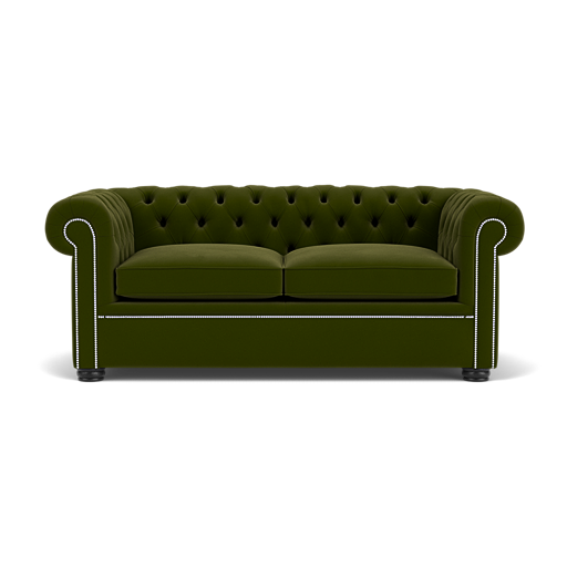 Our London Chesterfield Sofa in Tango Pine